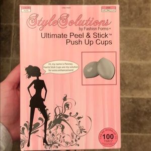 Peel and stick push up cups